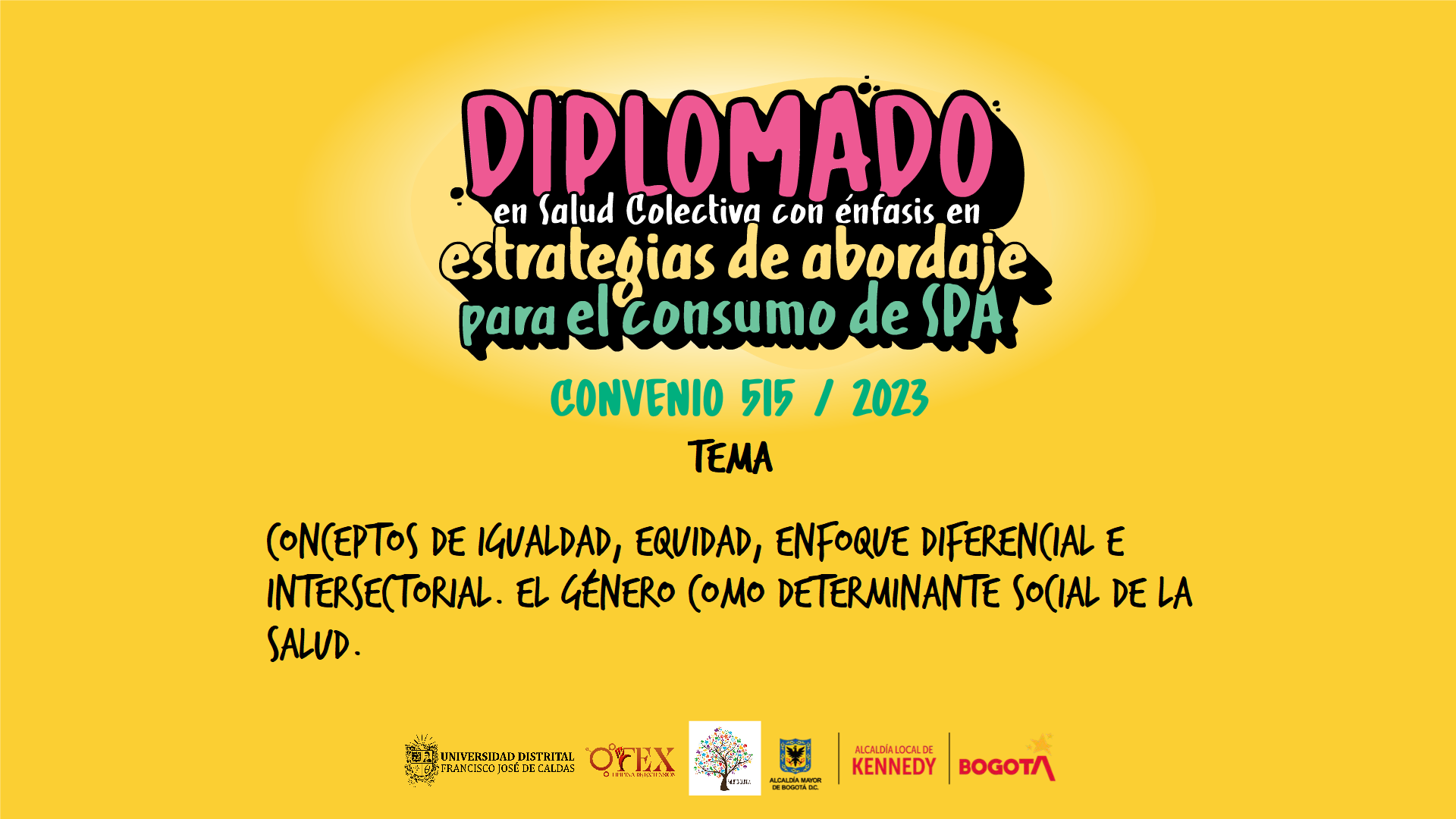 Conceptos de igualdad, equidad, enfoque diferencial e intersectorial. El género como determinante social de la salud. - 05/12/2023